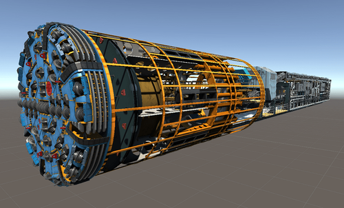 Excavating Tunnels Using Tunnel Boring Machine in VR