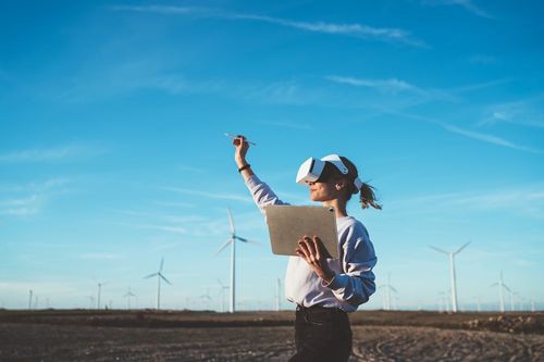 Virtual Wind Farm Tour : Learn Renewable Energy Systems in VR
